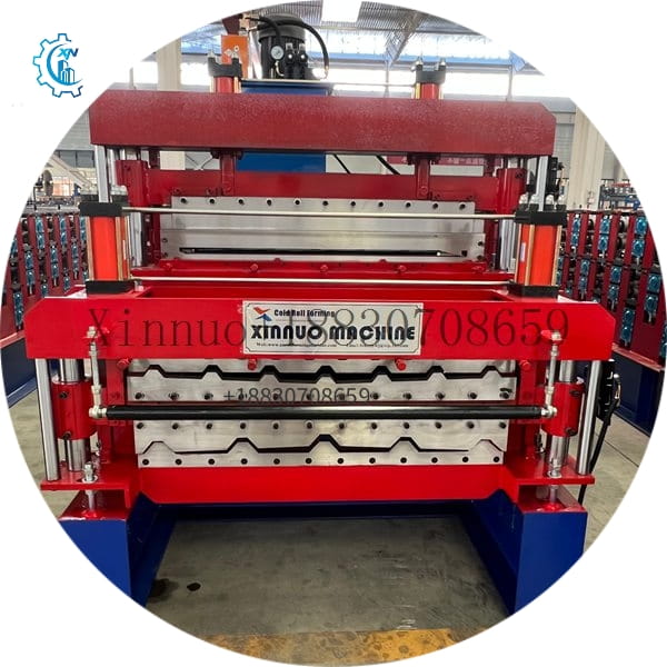  1020/840mm İki katmanlı trapez kaplama şekillendirme makinesi