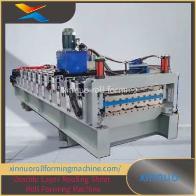 Double Layer Roofing Sheet Roll Forming Machine