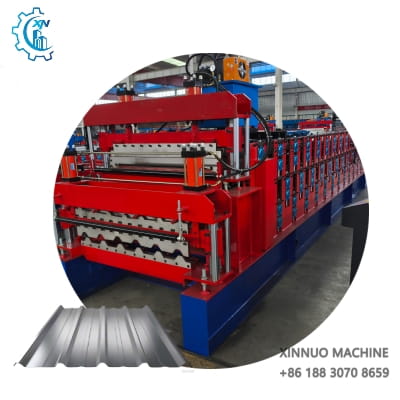 double layer roofing sheet roll forming machine