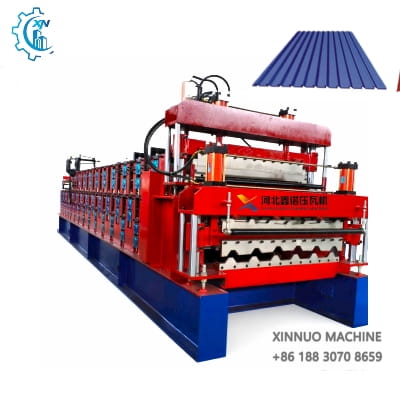 çift katlı çatı kaplama levhası makinesi