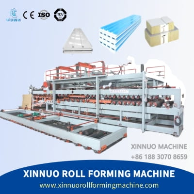 İnşaat Bölme Duvar Panosu Eps Sandviç Panel Makinesi