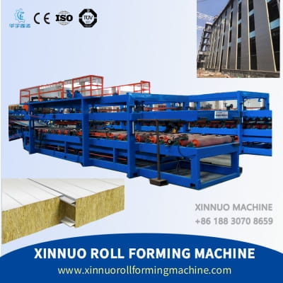 EPS sandviç Panel kompozit kurulu Makinası çatı fayans üretim hattı için