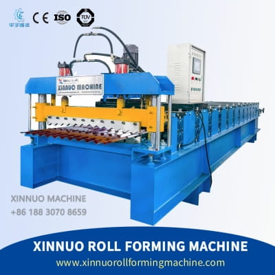 machine de profilage à rouleaux pour panneaux de toiture ondulés