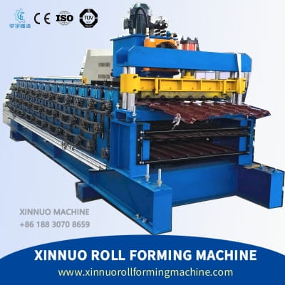 Iron roof making machine