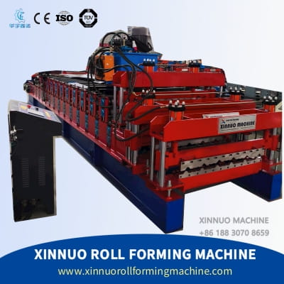 Metal Roof Glazed Tile Cold Roll Forming Machine