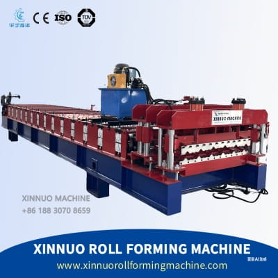 Roofing metal forming machine