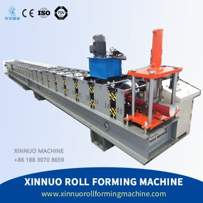 Semi circle gutter forming machine